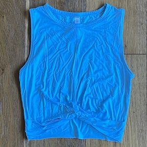 Alo Yoga Cover Tank in light blue, small